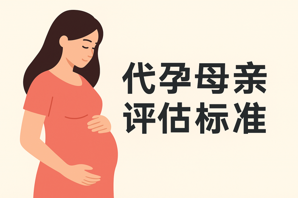 代孕母亲定义和评估标准