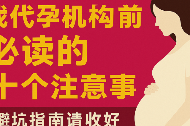 找代孕机构注意事项